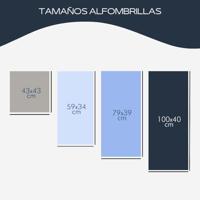 Antislipmat voor in de douche Exma Transparant PVC 100 x 40 cm - thumbnail