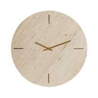 Light & Living Klok 'Jenay' Marmer, kleur Crème - thumbnail