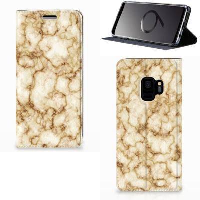 Samsung Galaxy S9 | Standcase | Marmer Goud Samsung Galaxy S9 | Standcase | Marmer Goud