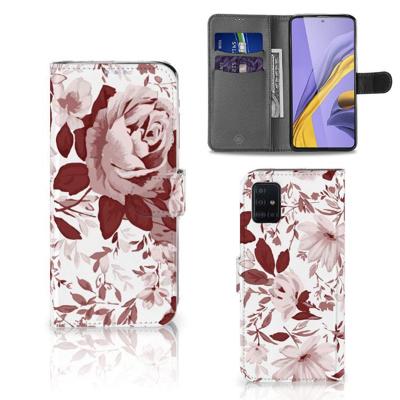 Hoesje Samsung Galaxy A51 Watercolor Flowers Hoesje Samsung Galaxy A51 Watercolor Flowers