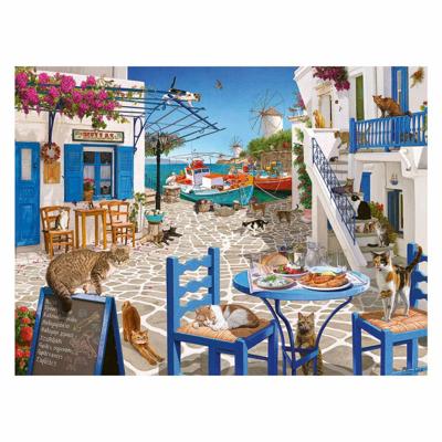 Ravensburger legpuzzel katten van mykonos - 1500st.