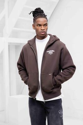 Croyez Fraternité Zip Hoodie Heren Bruin - Maat M - Kleur: Bruin | Soccerfanshop