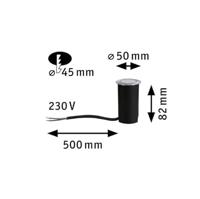 Paulmann 94363 Vloerinbouwlamp LED 2 W RVS (geborsteld) - thumbnail