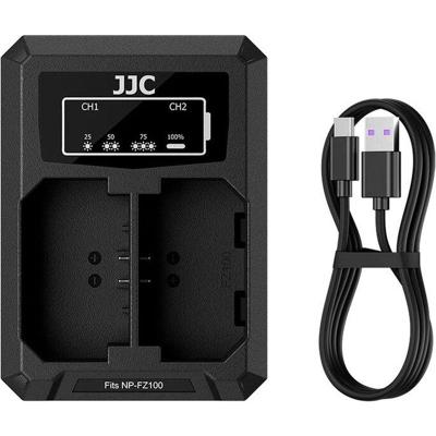 JJC Sony DCH-FZ100TC USB-C Dual Battery Charger (voor Sony NP-FZ100)