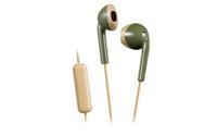 JVC hoofdtelefoon in-ear + microfoon groen-beige HA-F19M - thumbnail