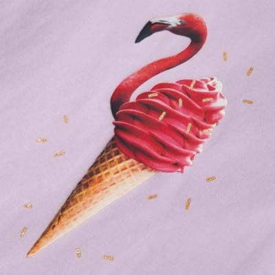 Kindershirt 128 lila