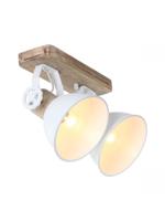 Mexlite Spot gearwood 7969w wit - thumbnail