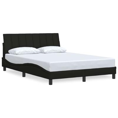 Bedframe zonder matras "Hanko" stof zwart 140x190 cm