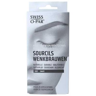 Swiss O-Par Professionele Verfset Wenkbrauwen Zwart