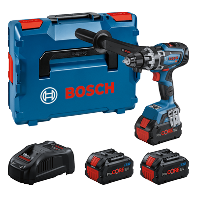 Bosch Professional GSR 18V-150 C Accu Schroefboormachine 18V 3 x ProCore 8.0Ah in L-Boxx - 0615A5002T