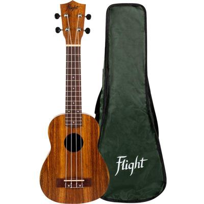 Flight Natural Series NUS200 Teak sopraan ukelele met brede topkam inclusief gigbag Flight Natural Series NUS200 Teak sopraan ukelele met brede topkam inclusief gigbag
