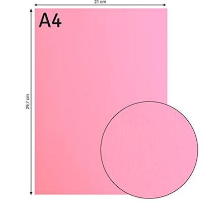 Florence • cardstock papier 216g glad a4 roze 10x