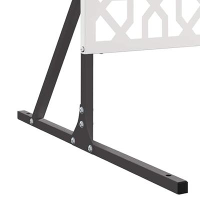 VidaXL Privacyscherm grijs 100 x 50 x 180 cm staal