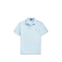 POLO Ralph Lauren slim fit polo van gerecycled polyester lichtblauw - thumbnail