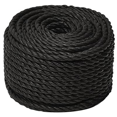Werktouw 20 mm 50 m polypropeen zwart