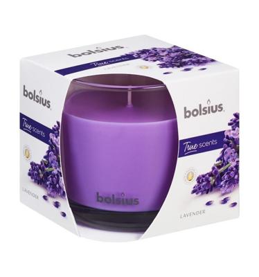 Bolsius True Scents geurglas 95/95 lavendel 1 Stuks Bolsius True Scents geurglas 95/95 lavendel 1 Stuks