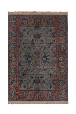 Dutchbone Vloerkleed 'Bid' 200 x 300cm, kleur Old Green