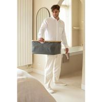 Brabantia Wasmand - 40 liter - opvouwbaar - pepper black 232725 - thumbnail