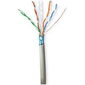 Netwerk Kabel Rol | CAT6 | Stranded | F/UTP | CCA | 100.0 m | Binnenshuis | Rond | PVC | Grijs