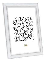 Deknudt Fotokader wit met bruinkleurig accent 24x30 S221H3 - thumbnail