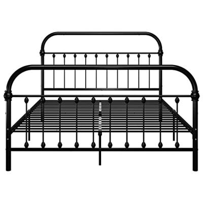 Bedframe metaal zwart 140x200 cm