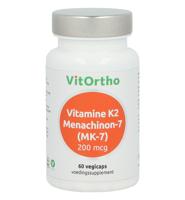 VitOrtho Vitamine K2 Menachinon-7 (MK-7) 200mcg Vegicaps - thumbnail