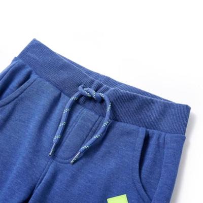 Kinderjoggingbroek 140 gemleerd blauw Kinderjoggingbroek 140 gemleerd blauw