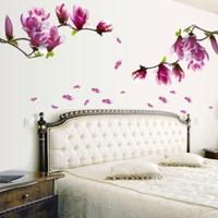 Creatieve PVC Magnolia DecalsWallpaper verwisselbare DIY Art Home Decoratie - thumbnail