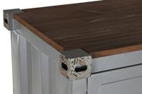 Kast Home ESPRIT Container Hemelsblauw Metaal 112 x 46 x 174 cm - thumbnail