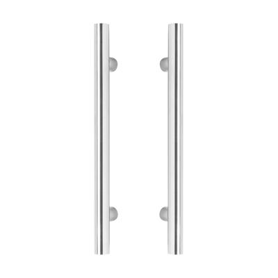 Intersteel Deurgrepen set T-vorm600x80mm geborsteld RVS