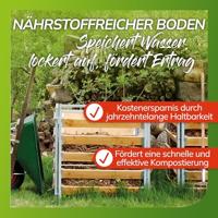 Compostbak hout/metaal 100 x 100 x 100 - thumbnail