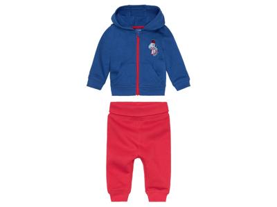 lupilu Baby joggingpak (Blauw/rood, 74/80)