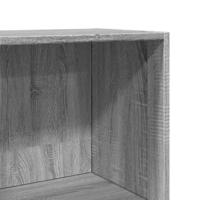 Boekenkast 40x30x189 cm bewerkt hout grijs sonoma eikenkleurig - thumbnail
