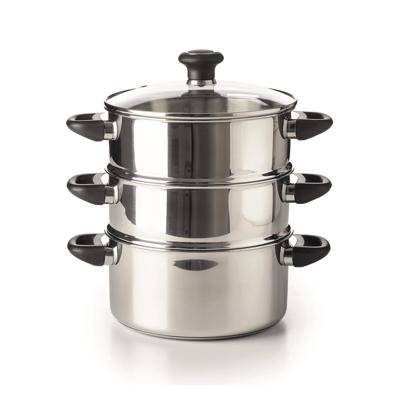 BEKA POLO stomer met glazen deksel 24cm BEKA POLO stomer met glazen deksel 24cm