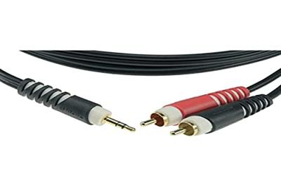 Klotz AY7-0100 2x cinch 2p - 1x mini-jack 3p verloopkabel 1m