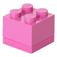 Room Copenhagen LEGO Mini Box Lunchbox 4 Roze opbergdoos - thumbnail