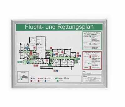 Durable Klapframe Voor papierformaat: 1 x DIN A2 Buiten, Tegen regen beschermde buitenruimte 500823 Aluminium Zilver 1 stuk(s)