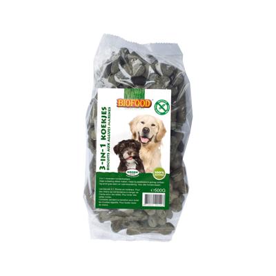 BF Petfood 3-in-1 Biscuits hondenkoekjes (naturel) 500 g