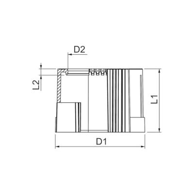 OBO Bettermann 2044516 Montageaccessoire Lichtgrijs 50 stuk(s)