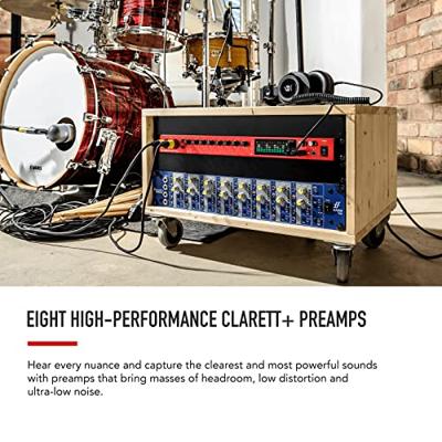 Focusrite Clarett+ 8Pre USB audio interface - thumbnail