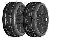 GRP GT T03 REVO - XM7 Medium hard - Mounted on New Flex Black Wheel - 1 Pair - thumbnail