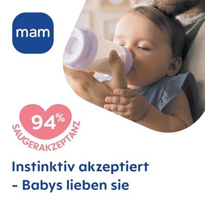 Mam Zuigfles Easy Start A/colic Matt Uni 260ml