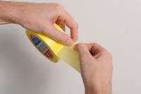 Tesa Precisie afplaktape | glad | geel | lengte 50 m | breedte 50 mm | wiel | 3 stuks - 04334-00004-00 - 04334-00004-00 - thumbnail