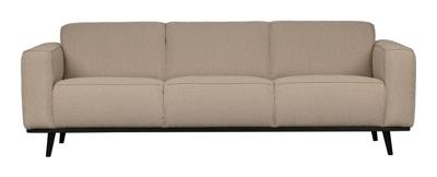 WOOOD Bank 'Statement' 3-zits, Bouclé, kleur Beige