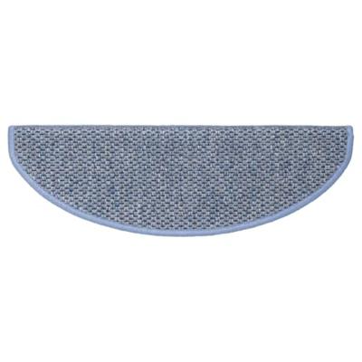 VidaXL Trapmatten zelfklevend 15 st sisal-look 56x17x3 cm blauw