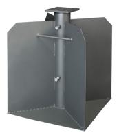 Ingraaf zweefparasolvoet XL base verankering Platinum, enkel geschikt voor zweefparasols Icon van Platinum - Platinum - thumbnail