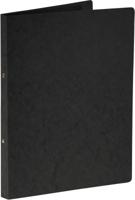 Bronyl ringmap, voor ft A4, uit glanskarton, 2 ringen van 16 mm, zwart - thumbnail