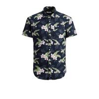 JACK & JONES ESSENTIALS gebloemd slim fit overhemd Jack blauw - thumbnail