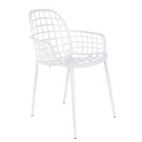 Zuiver Tuinstoel 'Albert Kuip' Aluminium, kleur Wit - thumbnail