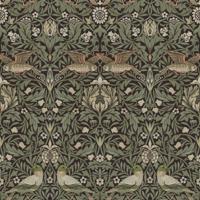 Dutch Wallcoverings Hidden Treasures 2 -Bird Brown/Green - Bruin/Groen - thumbnail